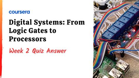 Digital Systems: From Logic Gates to Processors.